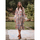 Oblačila Ženske Dolge obleke Isla Bonita By Sigris Dolga Midi Obleka Siva