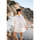 Oblačila Ženske Kratke obleke Isla Bonita By Sigris Kratka Obleka Bela