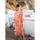 Oblačila Ženske Pareo Isla Bonita By Sigris Poncho Rožnata