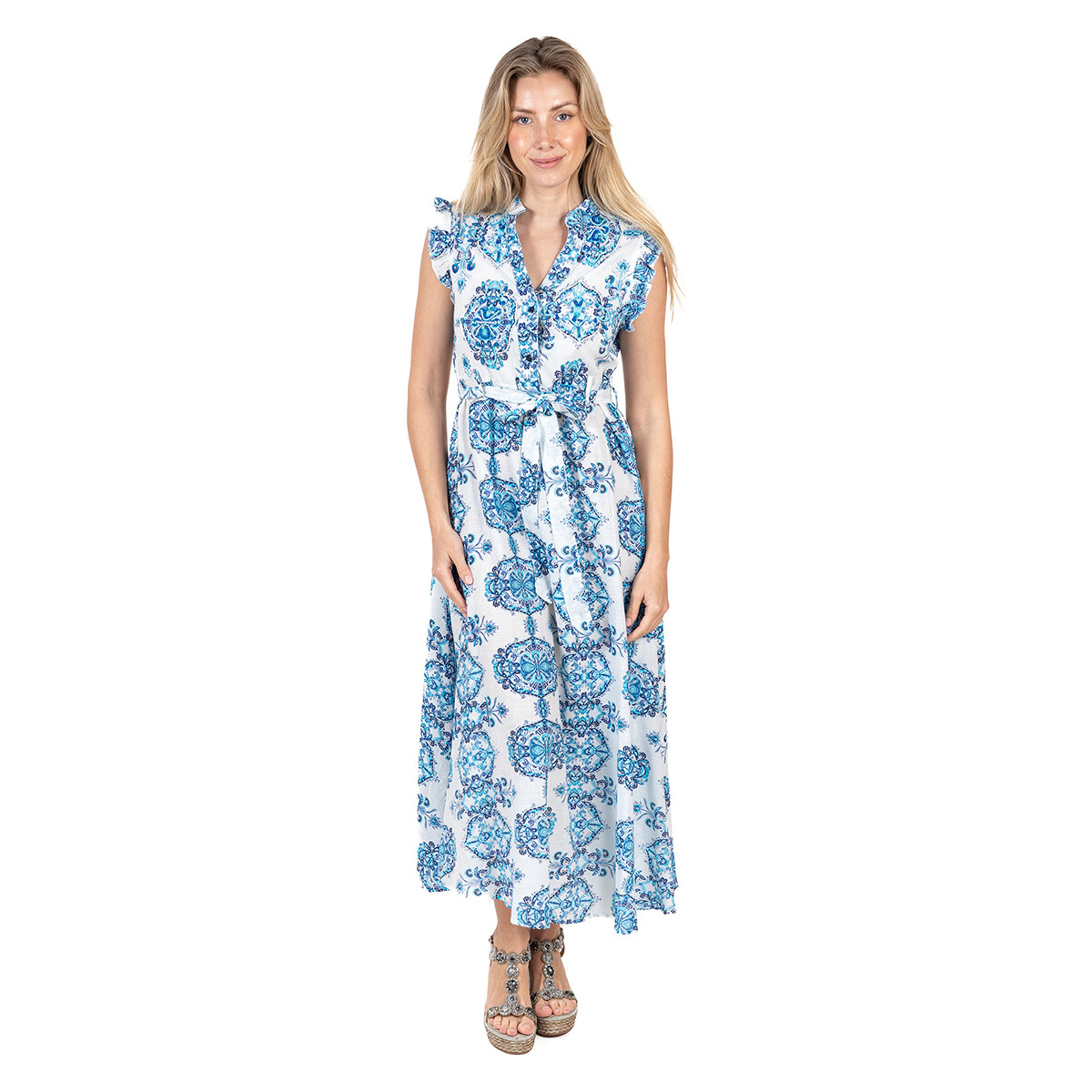 Oblačila Ženske Obleke Isla Bonita By Sigris Obleka Modra