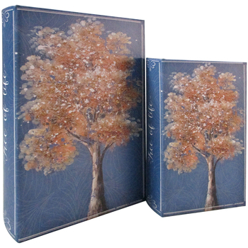 Dom Košare / škatle in košarice Signes Grimalt 2U Tree Book Box Modra