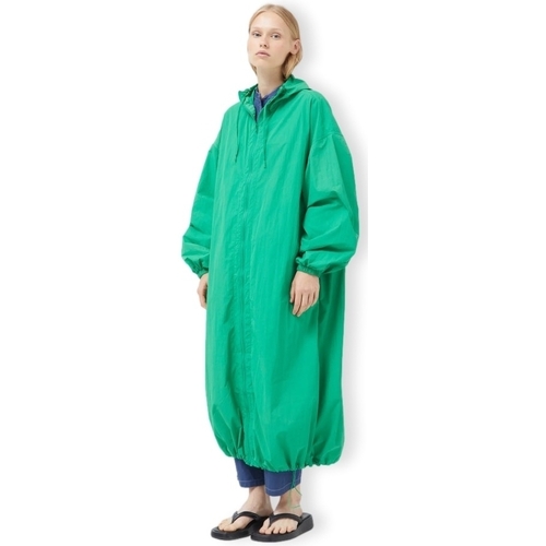 Oblačila Ženske Plašči Compania Fantastica COMPAÑIA FANTÁSTICA Jacket 11071 - Green Zelena