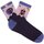 Spodnje perilo Ženske Nogavice Cabaia CAB663RGYK SOCKS LINDA ET EDEN Vijolična