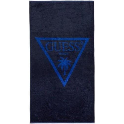 Dom Ženske Kopalniške brisače in rokavice za umivanje Guess E4GZ03 SG00L Modra
