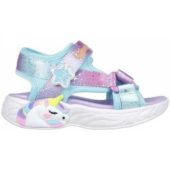 Čevlji  Deklice Sandali & Odprti čevlji Skechers Unicorn dreams sandal - majes Modra