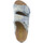 Čevlji  Ženske Sandali & Odprti čevlji Colors of California Two buckle denim sandal Bela