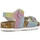 Čevlji  Deklice Sandali & Odprti čevlji Colors of California Bio sandal microglitter Večbarvna