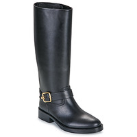 Čevlji  Ženske Mestni škornji    Coach MADELINE LEATHER BOOT Črna