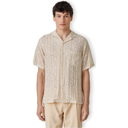 Oblačila Moški Srajce z dolgimi rokavi Portuguese Flannel Plasma Shirt - Ecru Bež