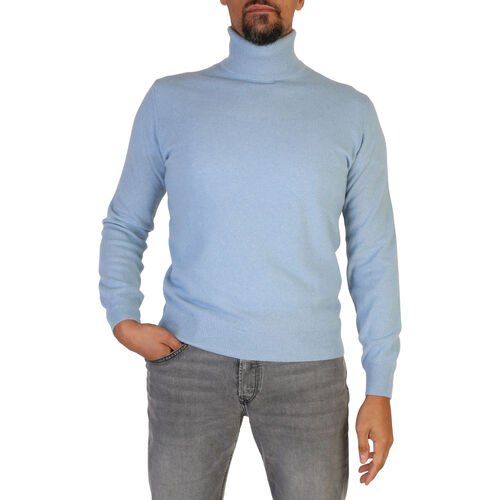 Oblačila Moški Puloverji 100% Cashmere - ua-ff12 Modra