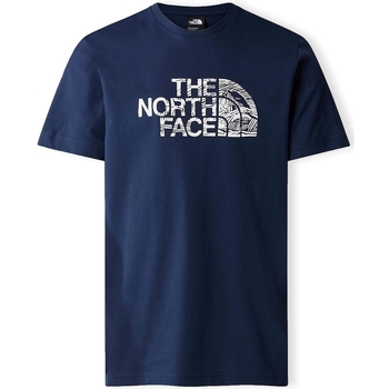 Oblačila Moški Majice & Polo majice The North Face Woodcut Dome T-Shirt - Summit Navy Modra