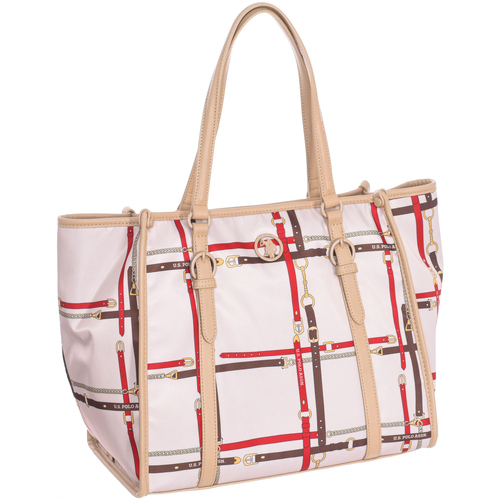 Torbice Ženske Nakupovalne torbe U.S Polo Assn. BEUHU5915WIP-BEIGE Bež