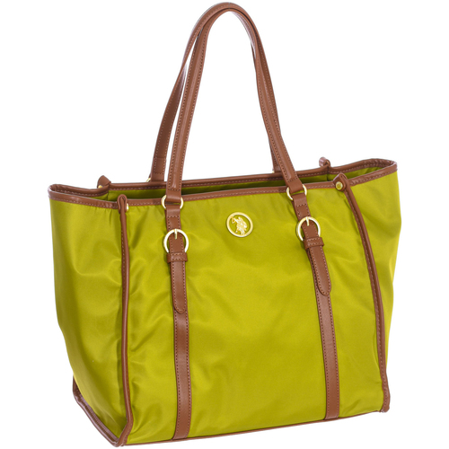 Torbice Ženske Nakupovalne torbe U.S Polo Assn. BEUHU5922WIP-GREENTAN Zelena