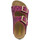 Čevlji  Ženske Sandali & Odprti čevlji Colors of California Glitter sandal 2 buckles Rožnata