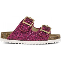 Čevlji  Otroci Sandali & Odprti čevlji Colors of California Glitter sandal 2 buckles Rožnata