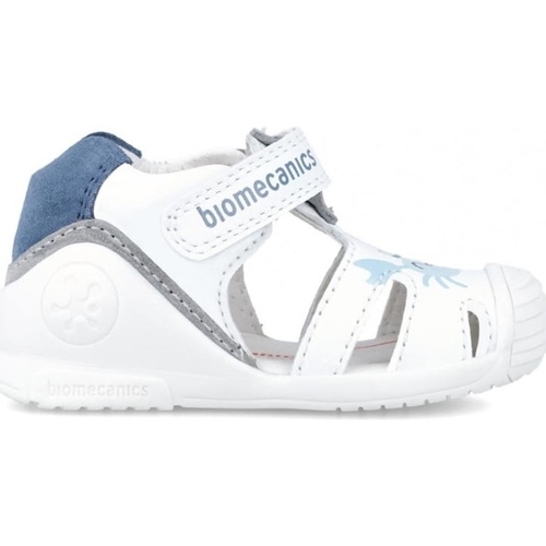 Čevlji  Otroci Sandali & Odprti čevlji Biomecanics Kids Sandals 242123-A - White Modra