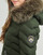 Oblačila Ženske Puhovke Superdry FUJI HOODED MID FAUSSE FOURRURE Kaki