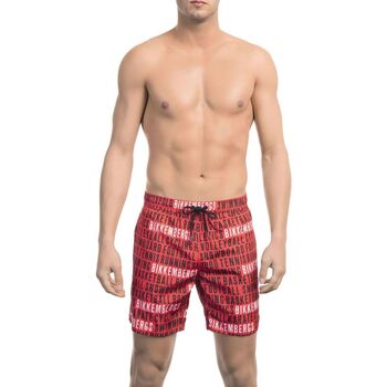 Oblačila Moški Kratke hlače & Bermuda Bikkembergs - bkk1mbm17 Rdeča