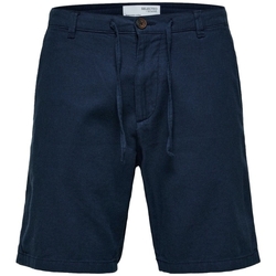 Oblačila Moški Kratke hlače & Bermuda Selected Noos Comfort-Brody - Dark Sapphire Modra