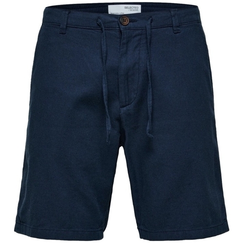 Oblačila Moški Kratke hlače & Bermuda Selected Noos Comfort-Brody - Dark Sapphire Modra
