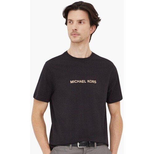 Oblačila Moški Majice s kratkimi rokavi MICHAEL Michael Kors CH351RIFV4 Črna