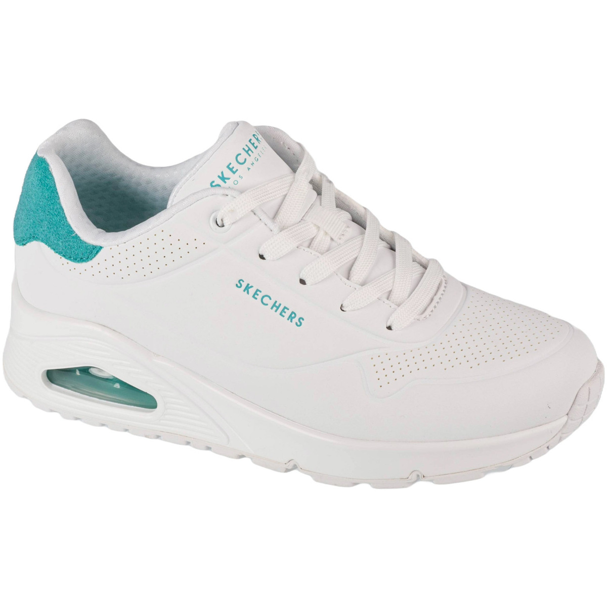 Čevlji  Ženske Nizke superge Skechers Uno - Pop Back Bela
