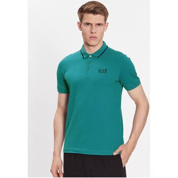 Oblačila Moški Majice & Polo majice Emporio Armani EA7 8NPF06 PJ04Z Zelena