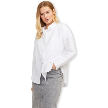 Jjxx Jamie Linen Shirt L/S - White Bela