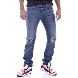 Oblačila Moški Jeans straight Diesel BUSTER 084UV Modra