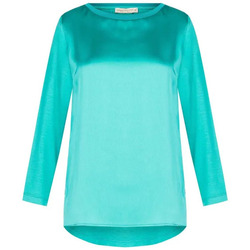 Oblačila Ženske Srajce & Bluze Rinascimento CFC0117723003 Zeleni pav