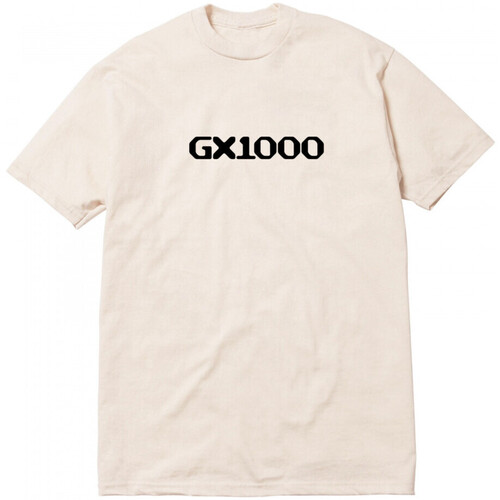 Oblačila Moški Majice & Polo majice Gx1000 T-shirt og logo Bež