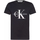 Oblačila Moški Polo majice dolgi rokavi Calvin Klein Jeans CORE MONOGRAM SLIM TEE J30J320935 Črna