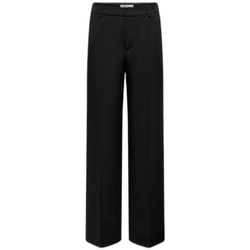 Oblačila Ženske Lahkotne hlače & Harem hlače Only ONLBERRY HW WIDE PANT TLR NOOS 15258191 Črna