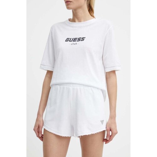 Oblačila Ženske Kratke hlače & Bermuda Guess V4GD09 K8802 Bela