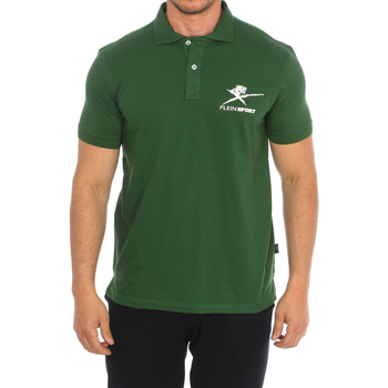 Oblačila Moški Polo majice kratki rokavi Philipp Plein Sport PIPS506-32 Zelena