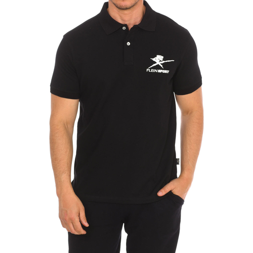 Oblačila Moški Polo majice kratki rokavi Philipp Plein Sport PIPS506-99 Črna