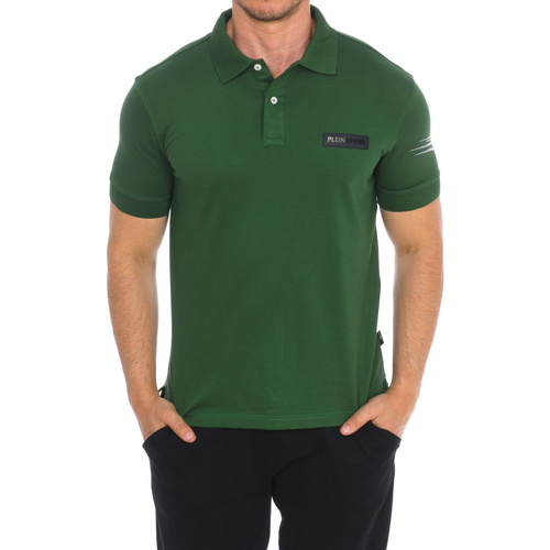 Oblačila Moški Polo majice kratki rokavi Philipp Plein Sport PIPS507-32 Zelena