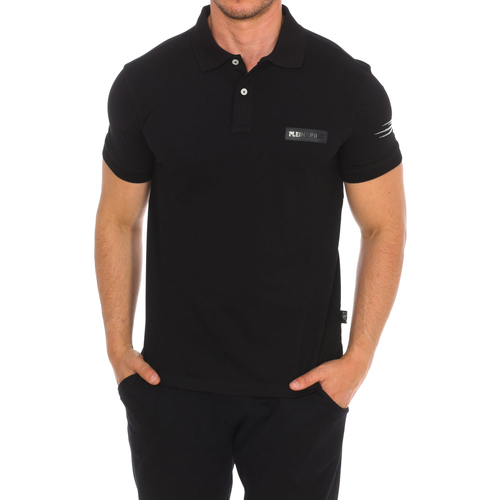 Oblačila Moški Polo majice kratki rokavi Philipp Plein Sport PIPS507-99 Črna