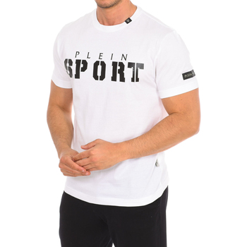 Oblačila Moški Majice s kratkimi rokavi Philipp Plein Sport TIPS400-01 Bela