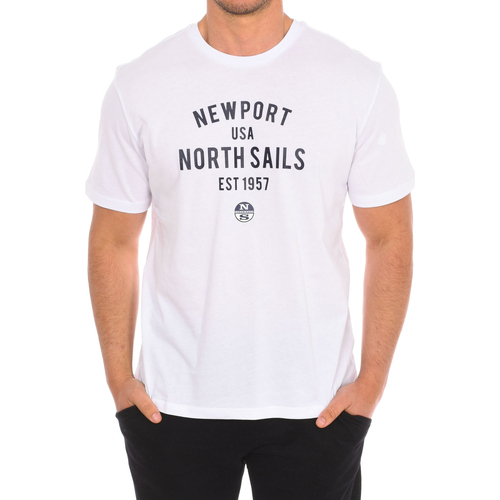 Oblačila Moški Majice s kratkimi rokavi North Sails 9024010-101 Bela