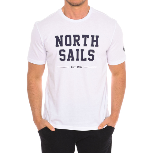 Oblačila Moški Majice s kratkimi rokavi North Sails 9024060-101 Bela