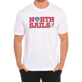 Oblačila Moški Majice s kratkimi rokavi North Sails 9024110-101 Bela