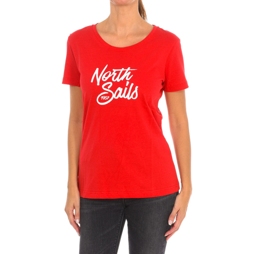 Oblačila Ženske Majice s kratkimi rokavi North Sails 9024300-230 Rdeča