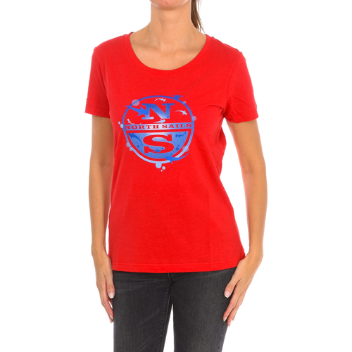 Oblačila Ženske Majice s kratkimi rokavi North Sails 9024340-230 Rdeča