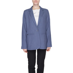 Oblačila Ženske Jakne & Blazerji Street One Set_long Blazer 212110 Modra