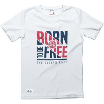 Oblačila Majice s kratkimi rokavi The Indian Face Born to be Free Bela