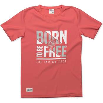 Oblačila Majice s kratkimi rokavi The Indian Face Born to be Free Rdeča