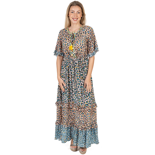 Oblačila Ženske Dolge obleke Isla Bonita By Sigris Obleka Večbarvna