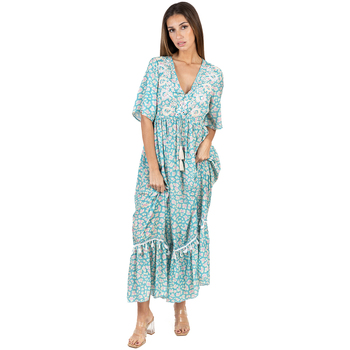 Oblačila Ženske Dolge obleke Isla Bonita By Sigris Obleka Modra