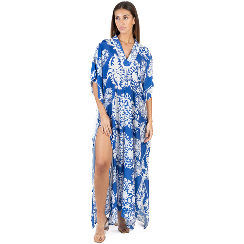 Oblačila Ženske Dolge obleke Isla Bonita By Sigris Kaftan Modra